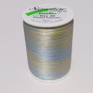 2/$20 Signature Pixelles Variegated Thread 500 YDS M24 Pastels Rare